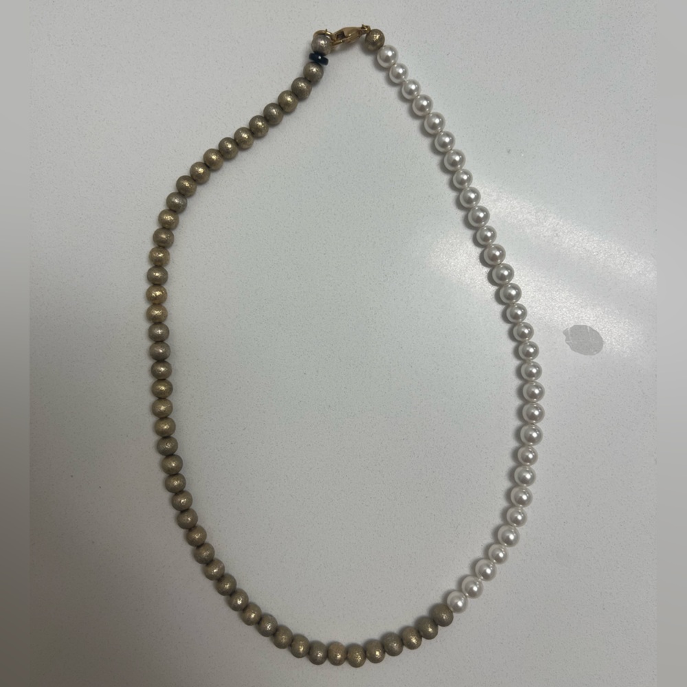 Allie + Bess Pearl Dottie Duo Necklace